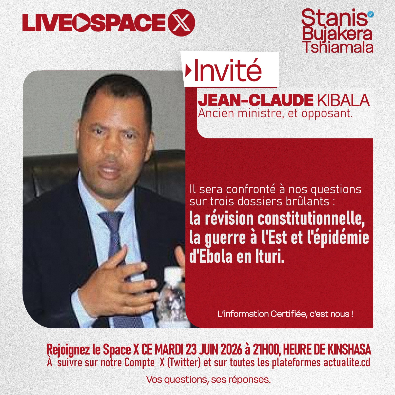 LiveSpace Jean-Claude Kibala
